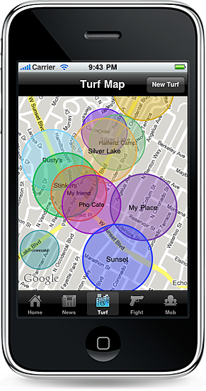 Turf Wars mafia game iPhone screenshot